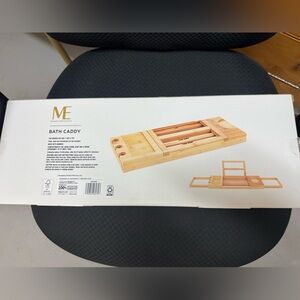 New! ME Natural Wood Bath Caddy